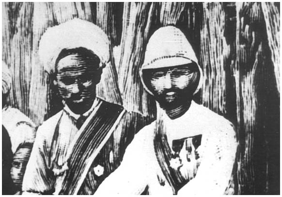 Léonce Lagarde et le sultan Hamed ben Mohamed, alliance du traité de 1884