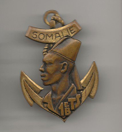 Insigne du 1er Bataillon de Tirailleurs Somaliens 1916