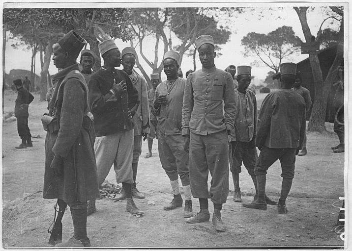 1er bataillon de tirailleurs somalis Somalis et Sénégalais, le repas 1916-1918