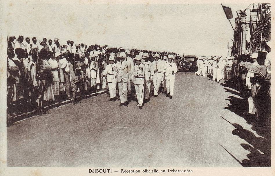 Djibouti. Réception officielle au Décarcadère 1930-1935