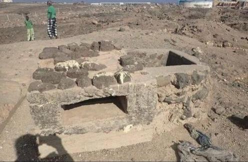 Fortifications autour de Djibouti construite en 1940.